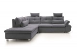 Coltar extensibil cu lada de depozitare, cu sezlong pe stanga Madeira II, l277xA245xH88 cm
