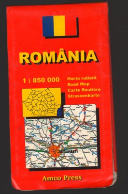 C10523 - ROMANIA. HARTA RUTIERA, 1997 foto