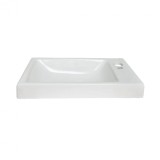 Cumpara ieftin Lavoar ceramic Kerra Rimini 43x23 cm, montare pe blat, design modern baie