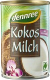 Băutură Cocos Bio Dennree, 400ml - Vegan, Fără Lactoză, Agricultură Ecologică