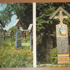 Carte Postala - Romania - Sapinta - Cimitirul Vesel "CP97"