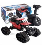 Masina RC Rock Crawler 4x4 1:16 Roti si Senile Interschimbabile Rosie