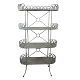 Cumpara ieftin Raft 4 polite fier gri 91x36x168 cm