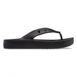 Slapi Crocs Classic Platform Flip Negru - Black