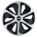 Set 4 capace roti Roco Gri-Negru R17 pentru gama auto Jeep