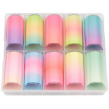 Cumpara ieftin Set Folii Transfer LUXORISE Sweet Candy, 10 buc, LUXORISE Nail Art