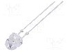 Dioda LED, 4,9mm, albastru, 1560...2180mcd, 30mA, 2,9...3,4V, OPTOSUPPLY - OSB5SA5W61C