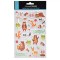 Set Autocolante 3D, Animale de Pădure, Multicolor, 30 Bucăți
