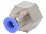 Racord push-in alamă nichelată 0,95-15bar