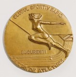 CLUBUL SPORTIV RAPID BUCURESTI SECTIA ATLETISM GLORIE ATLETISMULUI FEROVIAR 50 ANI 1932 1982 CFR