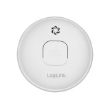 DETECTOR de fum LOGILINK, montare tavan/ perete, senzor: fotoelectric, alarma 85 dB, buton test, baterie 3V, VdS, alb &quot;SC0016&quot;