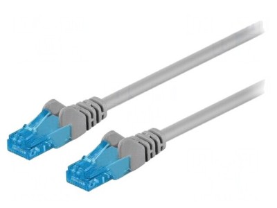 Patch Cord Ethernet UTP Cat6a Gri 1.5m foto