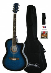 Chitara electro acustica Western Santander WS 55 4EQ acordor integrat foto