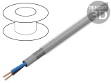 Cablu LAPP &Ouml;LFLEX&reg; CLASSIC 100 CY 2x1,5mm&sup2; PVC Transparent Gri - Cod 0035000