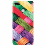 Husa silicon pentru Huawei P9 Lite, Colorful Woolen Art
