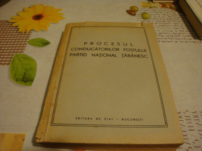 Procesul conducatorilor fostului Partid National Taranesc - cca 1948