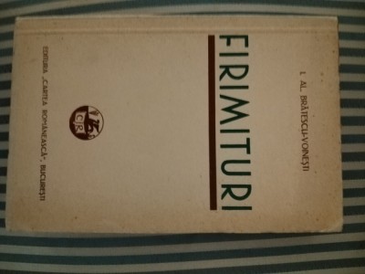 I. Al. Bratescu-Voinesti Firimituri, 1939 foto