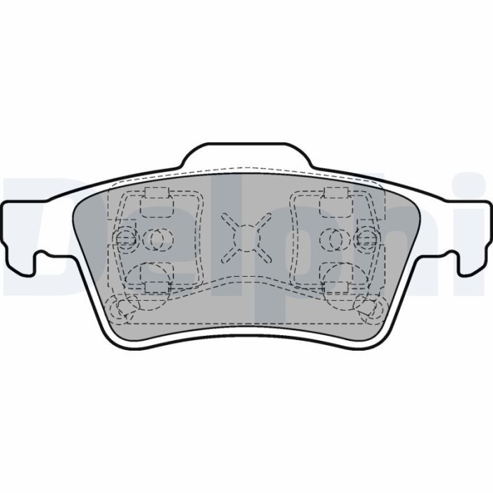 DELPHI LP1701 set placute frana,frana disc
