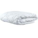 Pilota vara din bumbac, 200x220 cm, matlasata, umplutura bilute siliconizate, densitate 200 g m &sup2;, lavabila la 90 C, alb