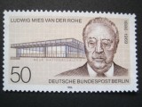 GERMANIA , BERLIN 1985 LUDWIG MIES VAN DER ROHE ,TIMBRU NESTAMPILAT