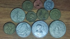 Insulele Filipine -set colectie exotic- 11 monede diferite - 5 10 25 50 sentimo + 5 20 50 centavos + 1 piso - frumoase !