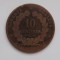10 CENTIMES 1874 FRANTA