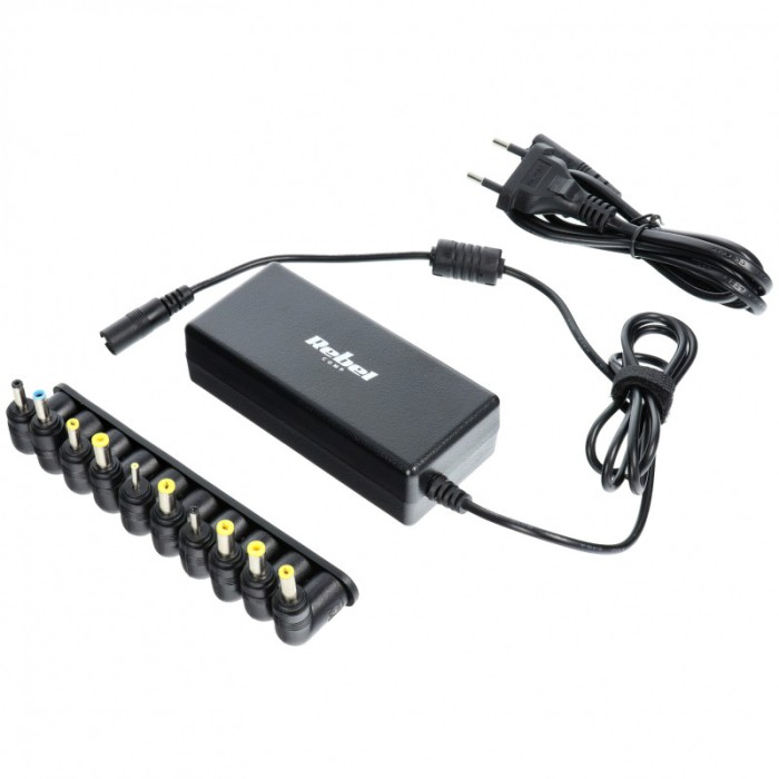 Incarcator Priza Laptop REBEL, pentru Notebook / Laptop 45W / 18-20V / automatic, Negru