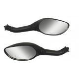 Set 2 Oglinzi Universale Moto Scuter ATV, Filet M8 8mm, Negru, Brand OEM