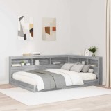 Cumpara ieftin Tăblie de depozitare cu raft sonoma gri 135 cm Lemn compozit