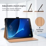 Cumpara ieftin Husa Tableta Oduio pentru Samsung Galaxy Tab A6 10.1" SM-T580/T585, Piele, Stand Reglabil, Gri Mat