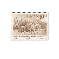 Polonia 1986 - 150 de ani brigada de pompieri, neuzata