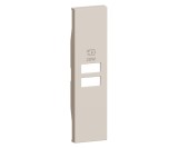 Placa priza USB pentru K4192AC, K4192CC 1M Living Now Bticino nisip KM13PD