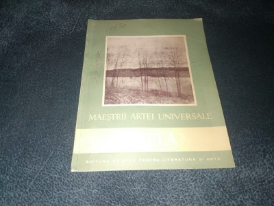 A M CORDESCU - LEVITAN MAESTRII ARTEI UNIVERSALE foto