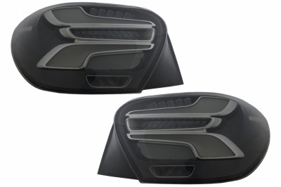 Stopuri LED Mercedes A-Class W176 (2013-08.2015) Facelift Design Fumurii cu Semnal Dinamic Performance AutoTuning foto