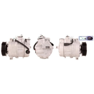 Compresor aer conditionat Audi A8 (4E), Q7 (4LB), motorizare 3.0 TDI; VW Phaeton (3D), Touareg 1 (7LA), Touareg 2 (7P) motorizare 3.0 V6 TDI, fulie c foto