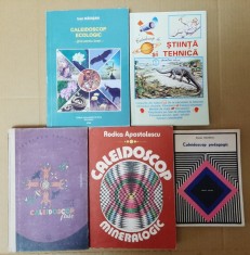 5 vol. Caleidoscop Stiinta si Tehnica, Mineralogic, Fizic, Ecologic, Pedagogic