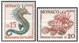 Monaco 1960 - viata marina, serie neuzata