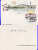 Tulcea - litografie-inundatiile 1897- RRR
