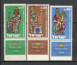 Israel.1960 Sarbatori evreiesti-Regi cu tabs DI.140, Nestampilat