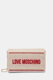 Love Moschino poseta culoarea bej, JC4241PP0MKO110A