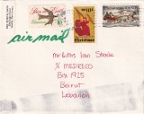 FILATELIE TEMATICA - PLIC SUA RELIGIE CRACIUN AIR MAIL