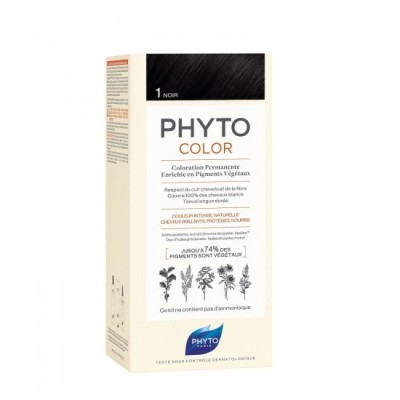 PHYTO Phytocolor Vopsea Permanentă 1 Negru 50ml foto