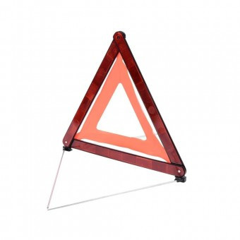 Triunghi reflectorizanat din plastic pentru avertizare auto foto