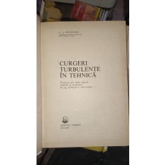 Curgeri turbulente in tehnica - A.J.Reynolds