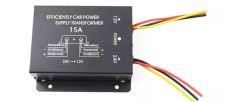 Convertor 24v in 12v 15 Amperi pentru Camioane, Auto, Tir, Utilaje, coborator de tensiune