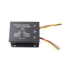 Convertor 24v in 12v 15 Amperi pentru Camioane, Auto, Tir, Utilaje, coborator de tensiune