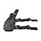 Toc pistol picior Negru [WOSPORT]