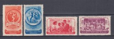 ROMANIA 1953 LP 346 AL IV-LEA FESTIVAL AL TINERETULUI SI STUDENTILOR SARNIERA foto
