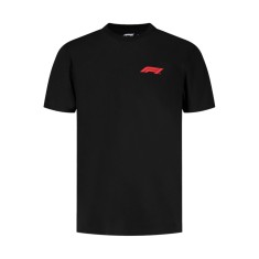 Formula 1 tricou de bărbați Small Logo black F1 Team 2025 - S