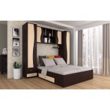 Dormitor Tineret, Wenge+Mesteacan 227x51 205x200 cm